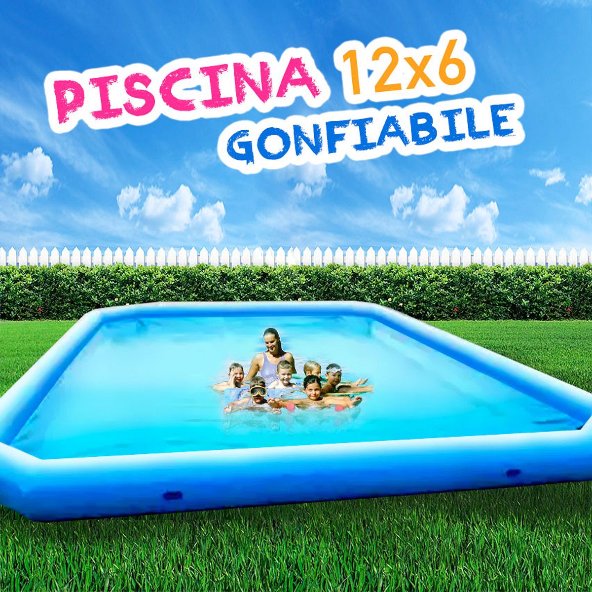 PISCINA BASSA 12X6 MT