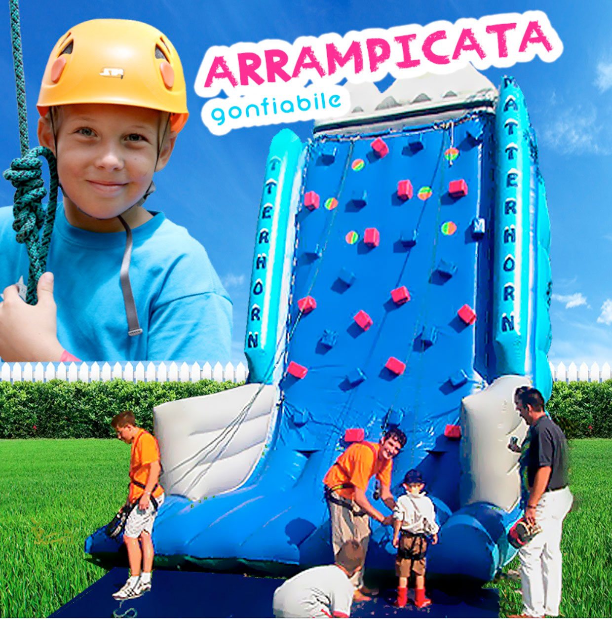 Arrampicata gonfiabile