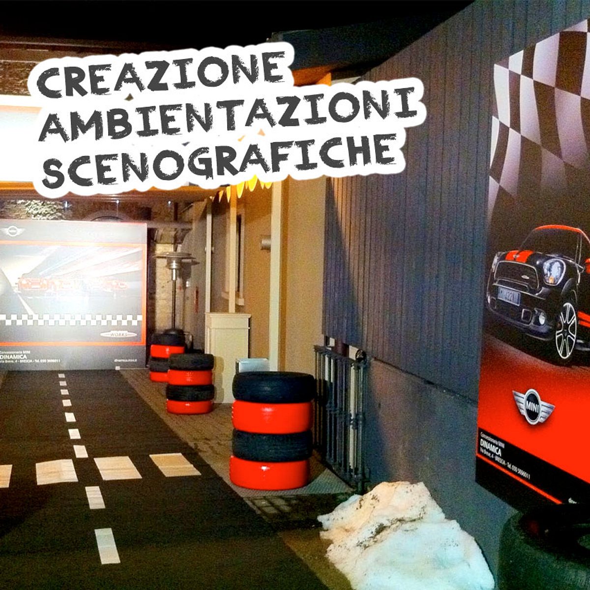 Allestimento, audio e illuminazione