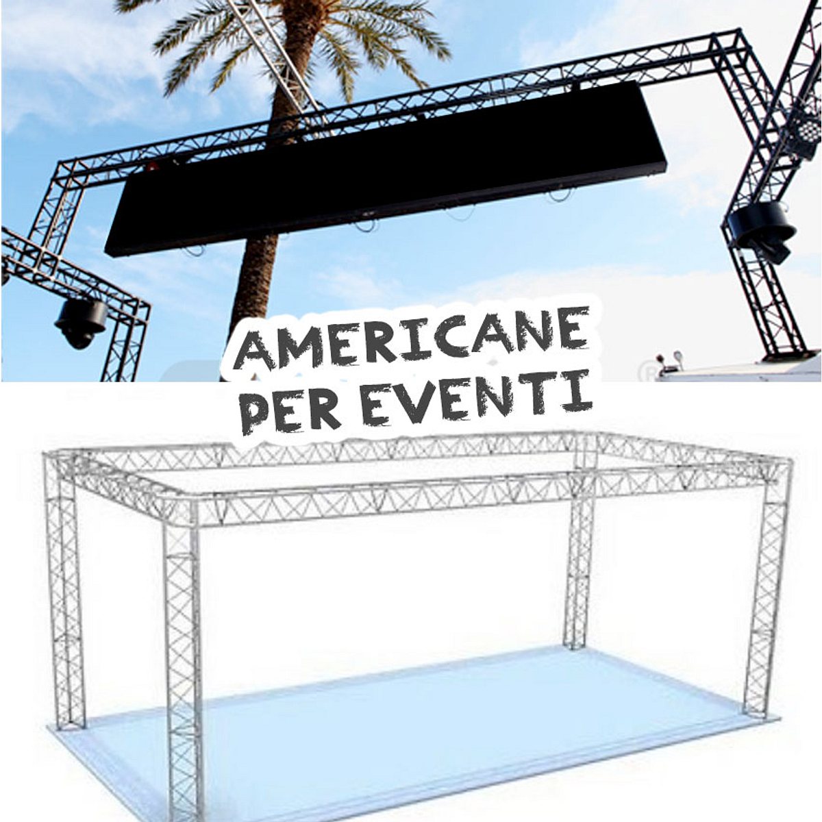 Americane in alluminio PRO