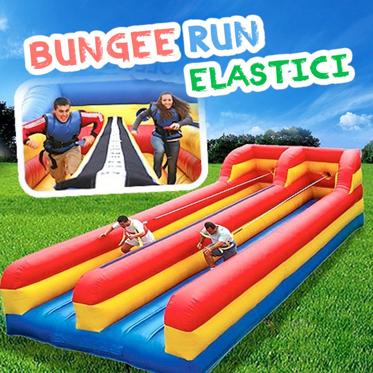 Bungee Run elastici 3×10 mt – h: 2,00