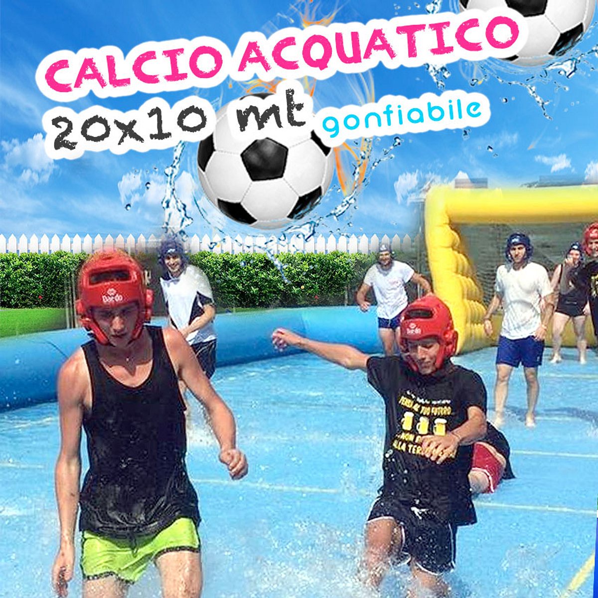 Calcio in acqua 20×10 mt