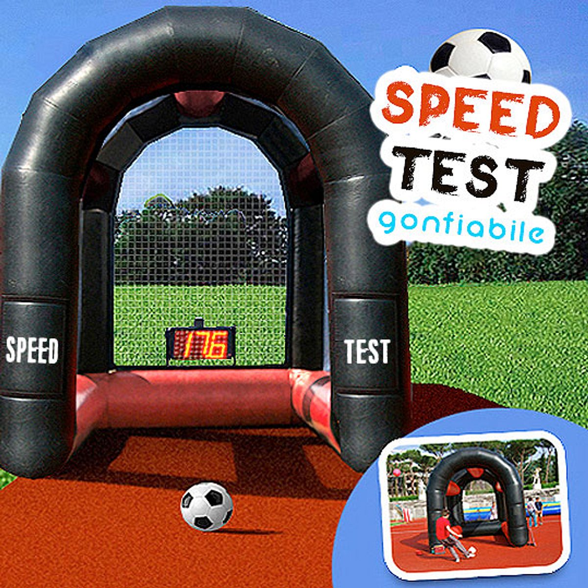 Laser speed Test 3×6 mt – h: 3,50