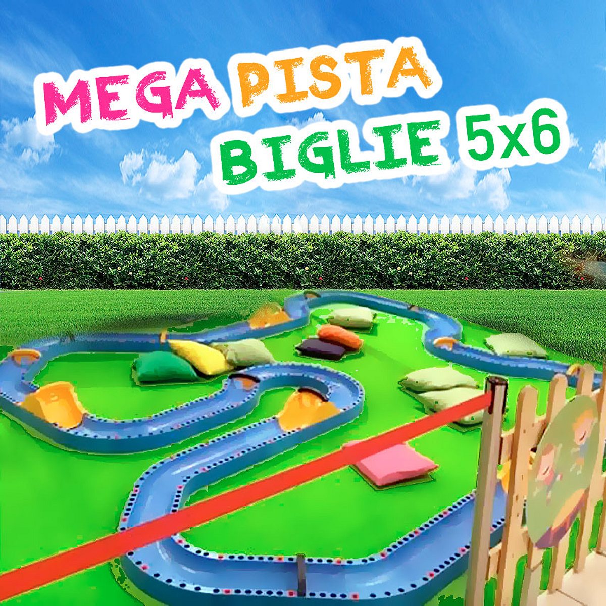 Mega Pista Biglie 4×5 mt