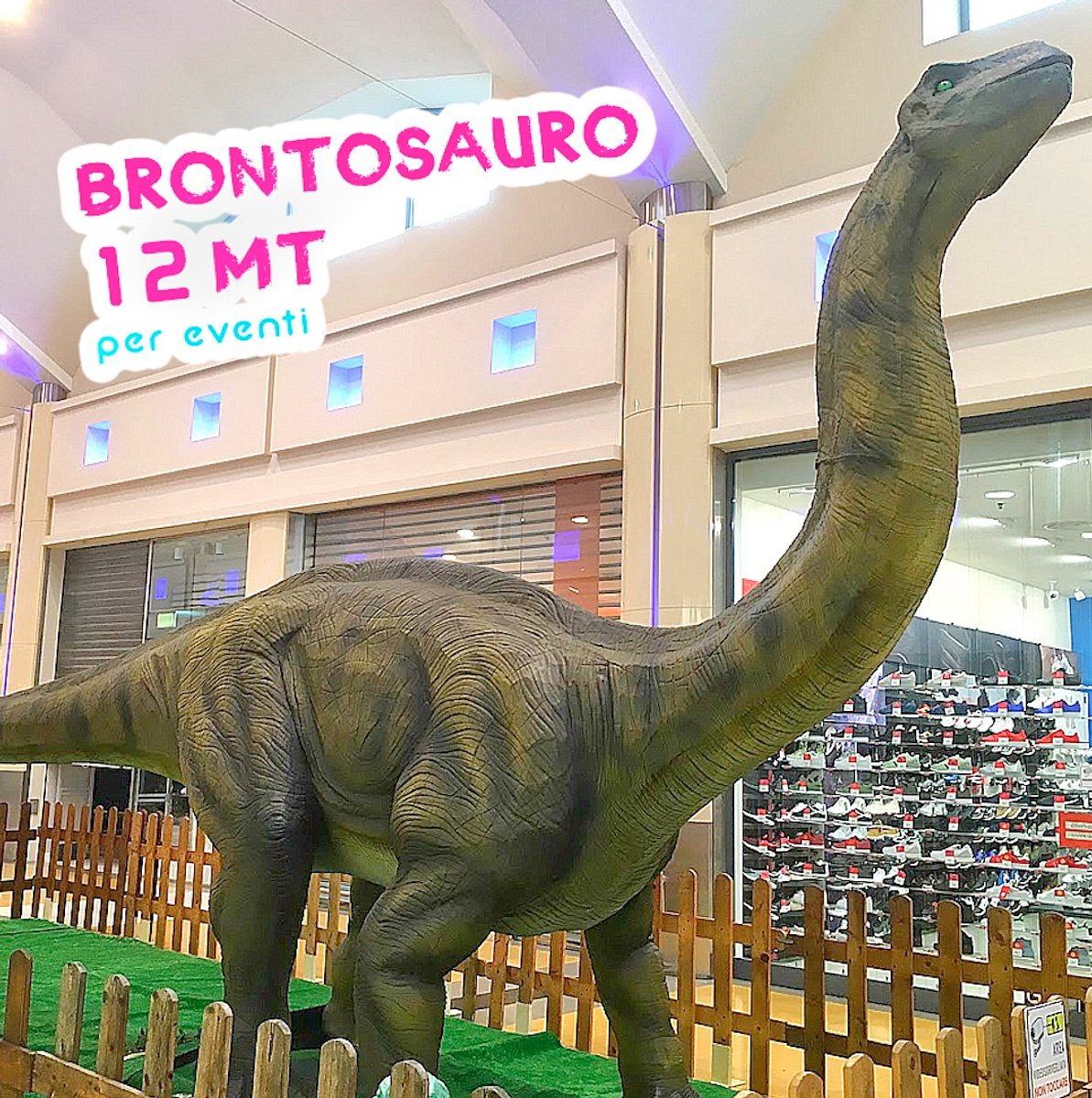 BRONTOSAURO 12 METRI ANIMATRONICO