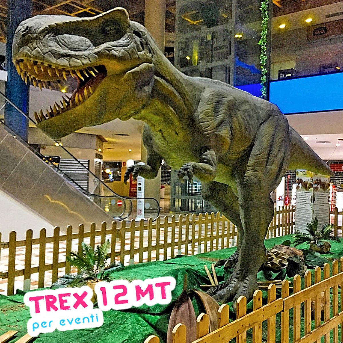 T-REX 12 METRI ANIMATRONICO