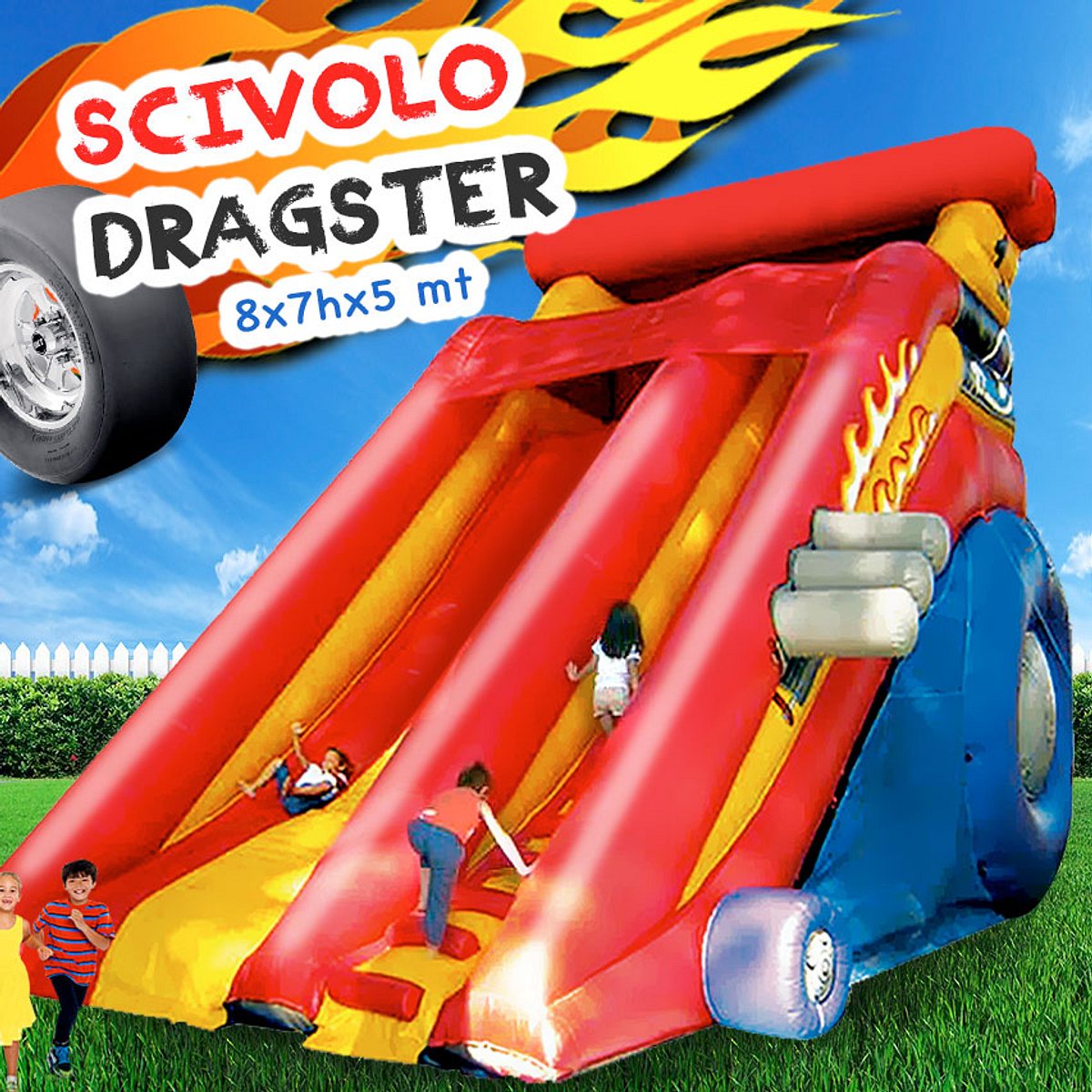 SCIVOLO GRANDE DRAGSTER