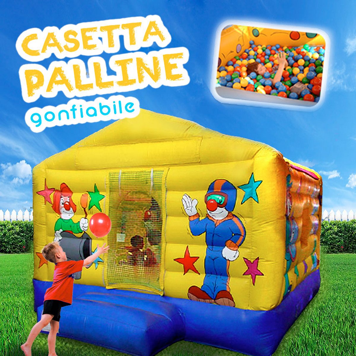 SALTA CASETTA PISCINA PALLINE