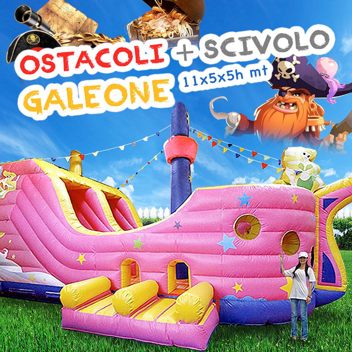 PERCORSO MISTO SCIVOLO PIRATI