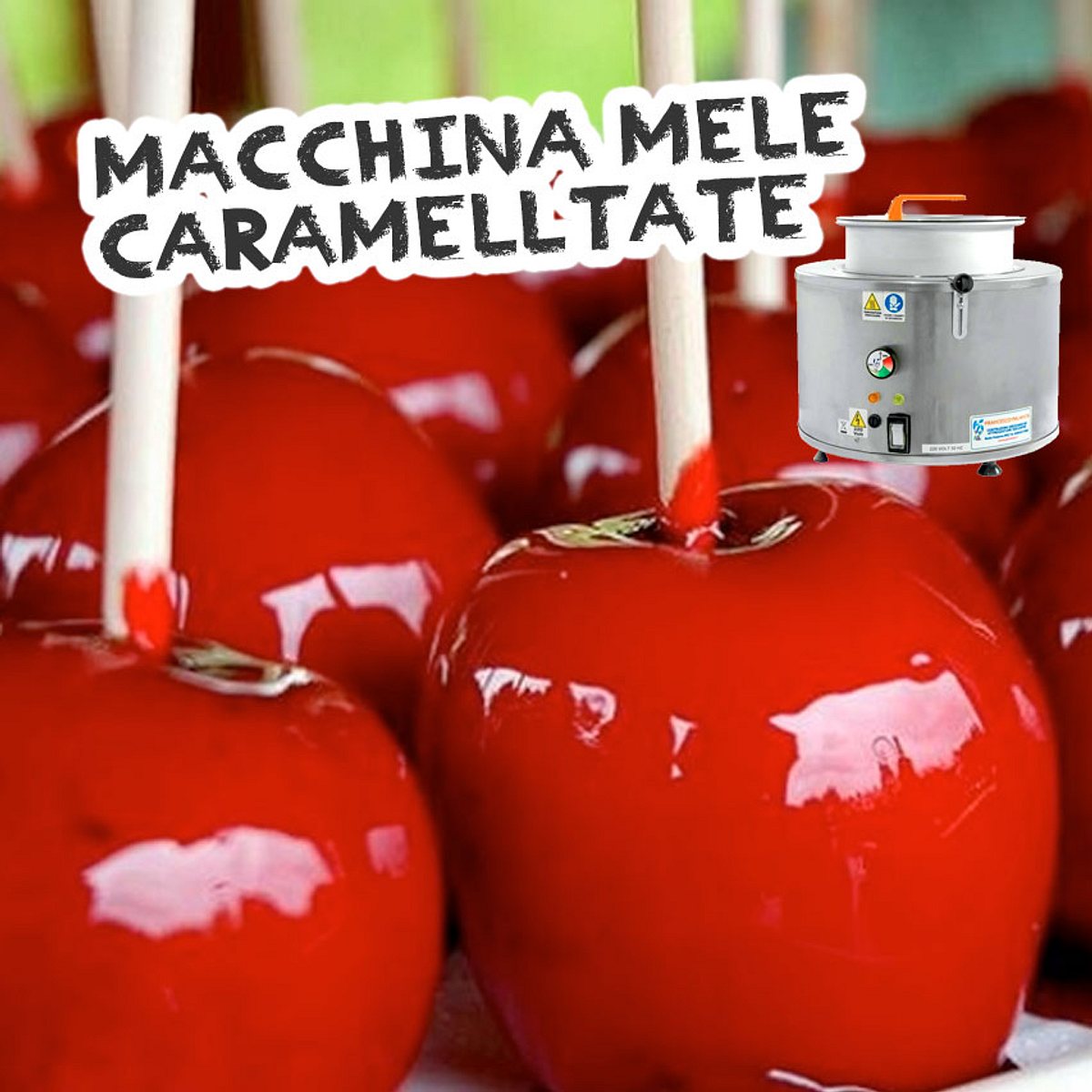 MACCHINA MELE CARAMELLATE