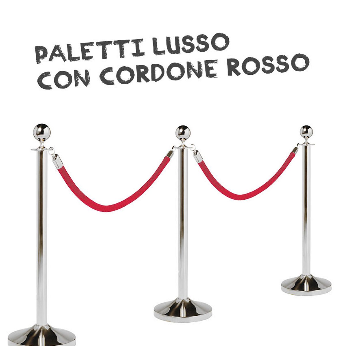 Noleggio Paletti con cordone