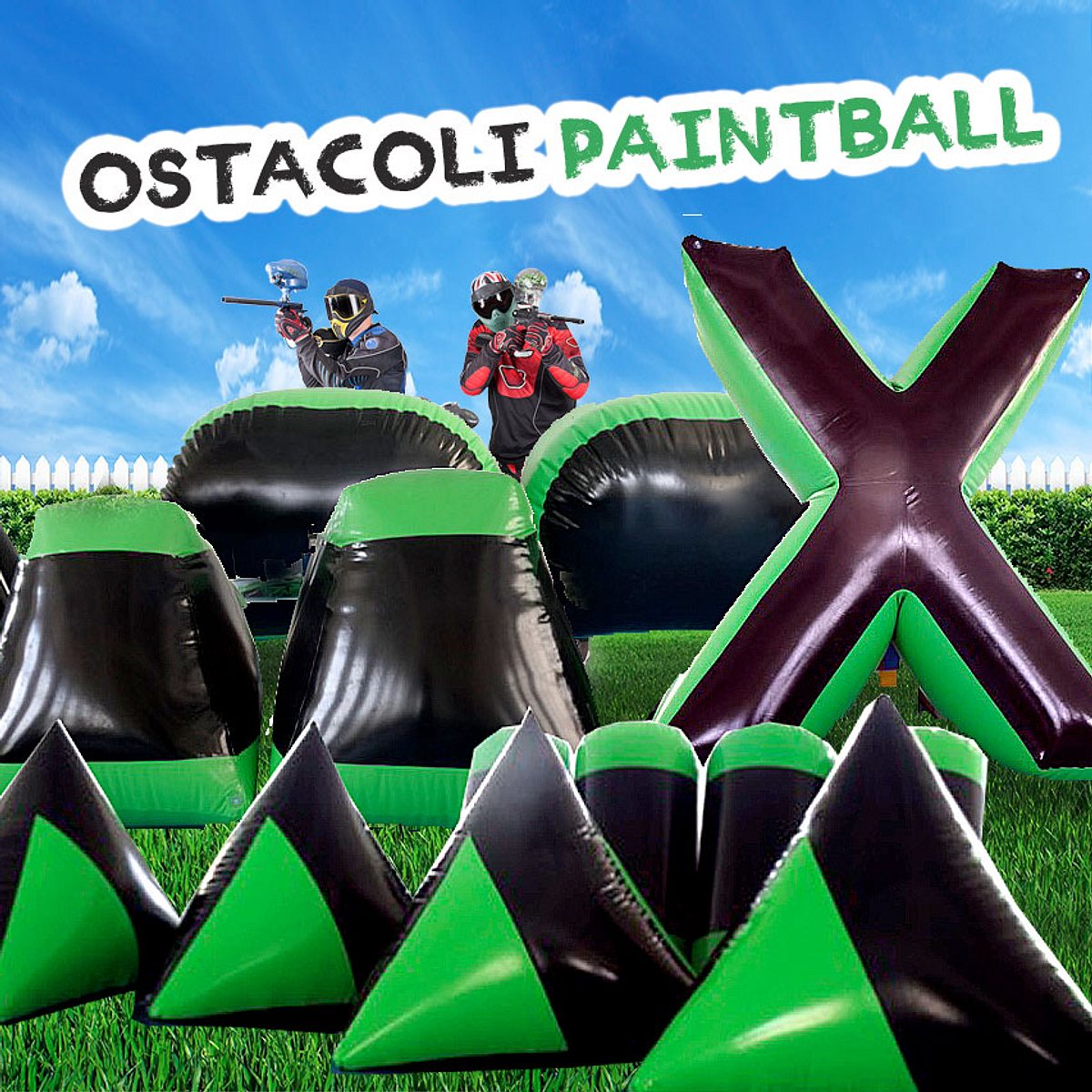 3 – Ostacoli gonfiabili per Paintball