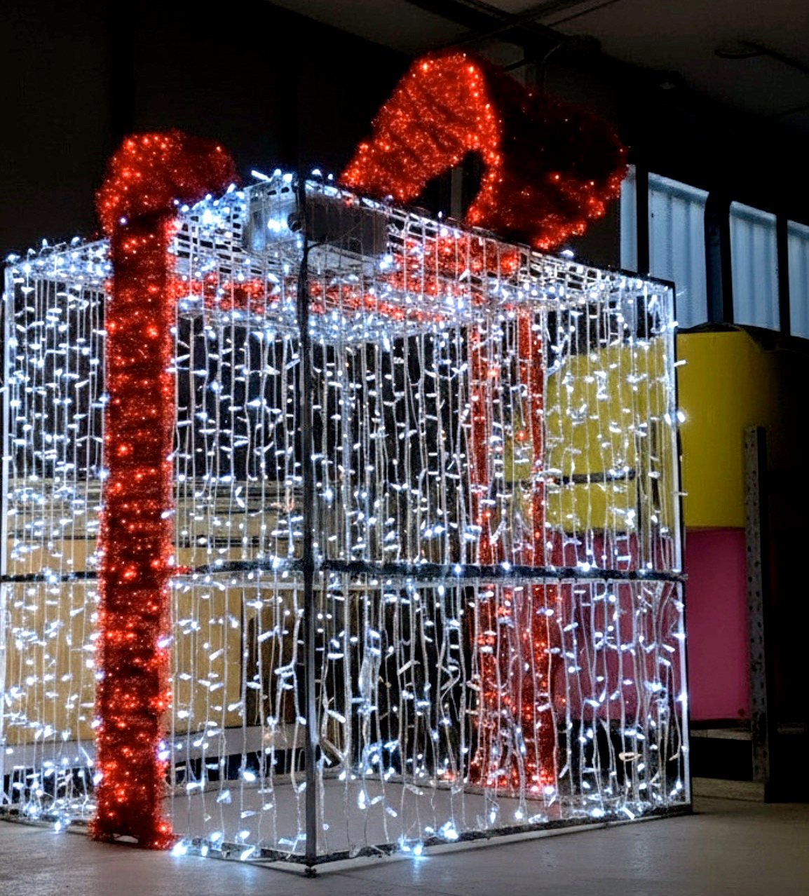 Pacco regalo 130 cm luci led
