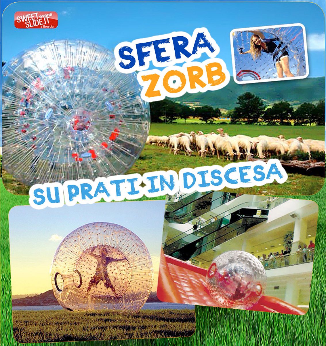 Sfera rotolante 3 mt