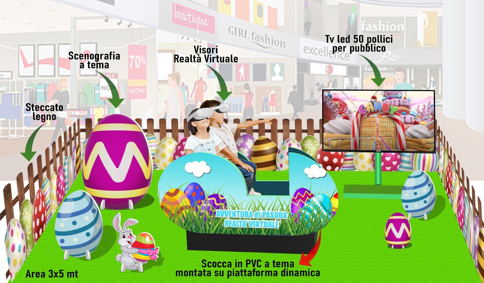 SIMULATORE VIRTUALE PASQUA IN MOVIMENTO