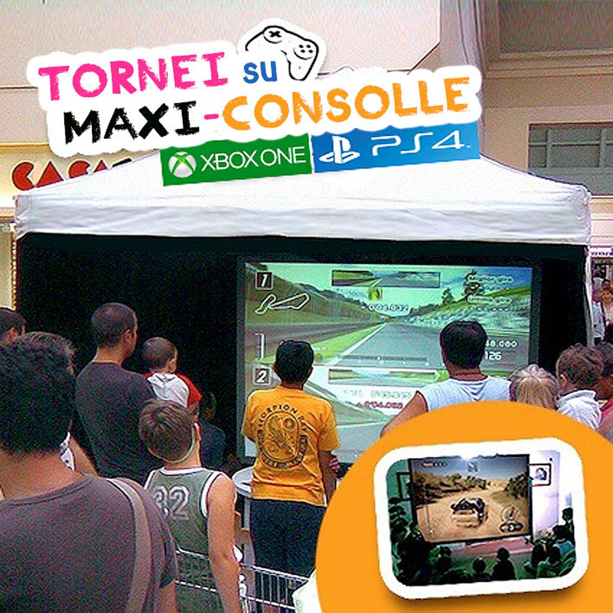 X-Box e Ps5 GIGANTE 3×3 mt